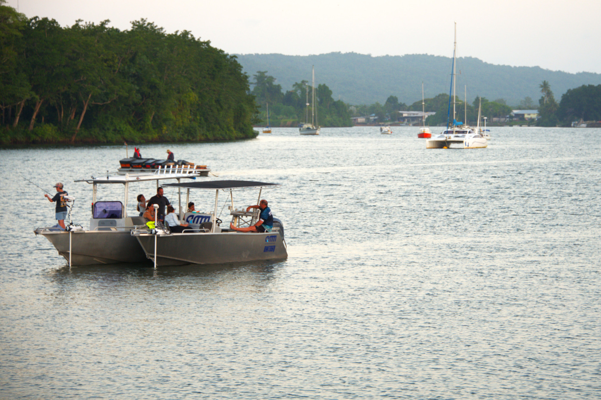 Dredging the river will allow larger boats to access the river. Supplied