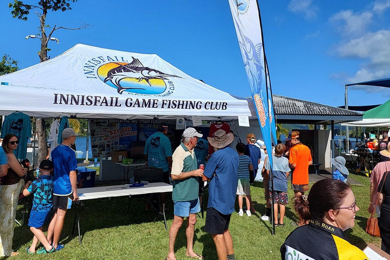 Innisfail Game Fishing Club at last year’s Riverfest event. Pictures: Supplied