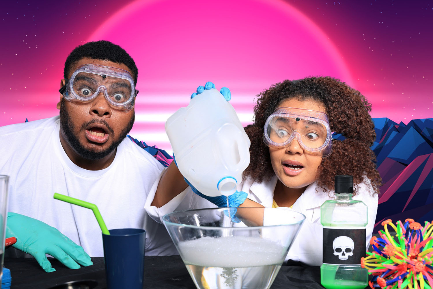 Maurice Sailor and Maci-Grace Thomson from Get Your Geek On. Picture: Frontrow Foto