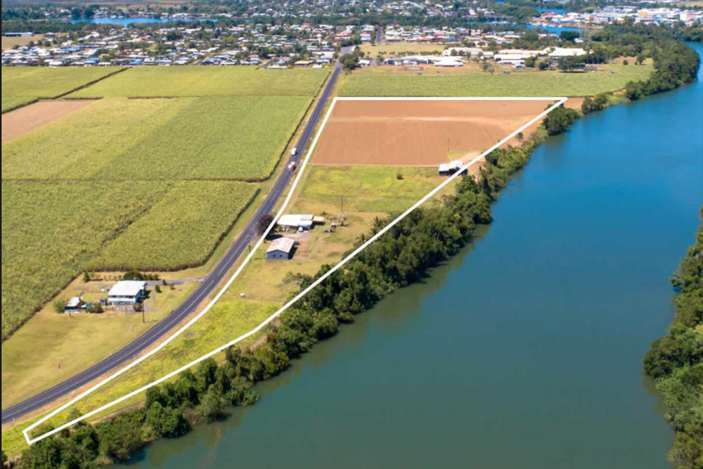 An aerial view of the proposed Eaton Estate Innisfail. Picture: Supplied
