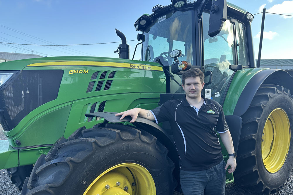 HONEYCOMBES Sales and Service Innisfail parts interpreter at Wyatt Sciacca has been recognised in the 2025 John Deere technician of the year awards.