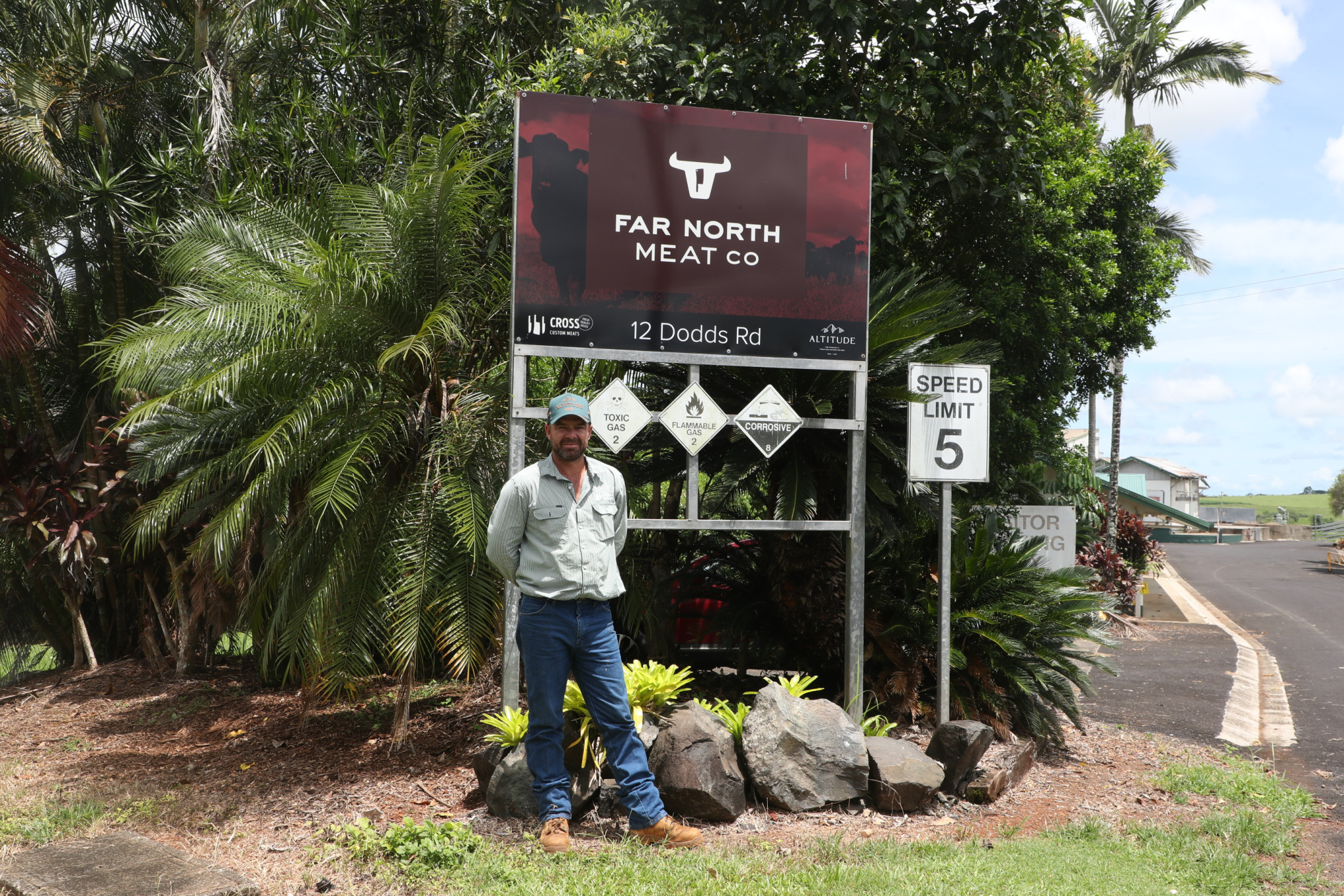 Atherton-based butcher Doug Cross is the new owner of the Innisfail abattoir which he bought in June last year. Picture: Maria Girgenti