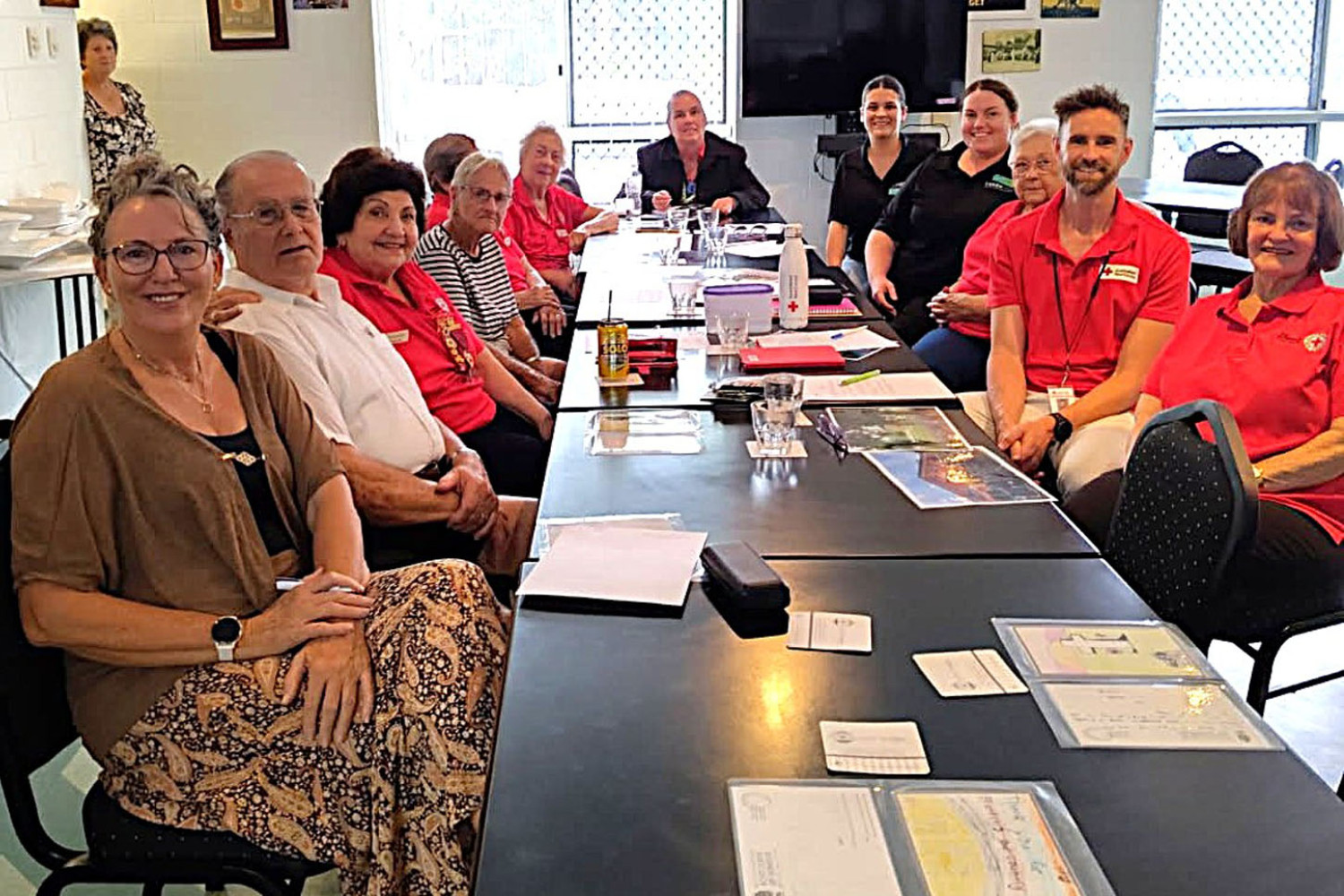 A recent meeting at Cardwell RSL attended by Red Cross staff, volunteers and other community support personnel. Picture: Supplied