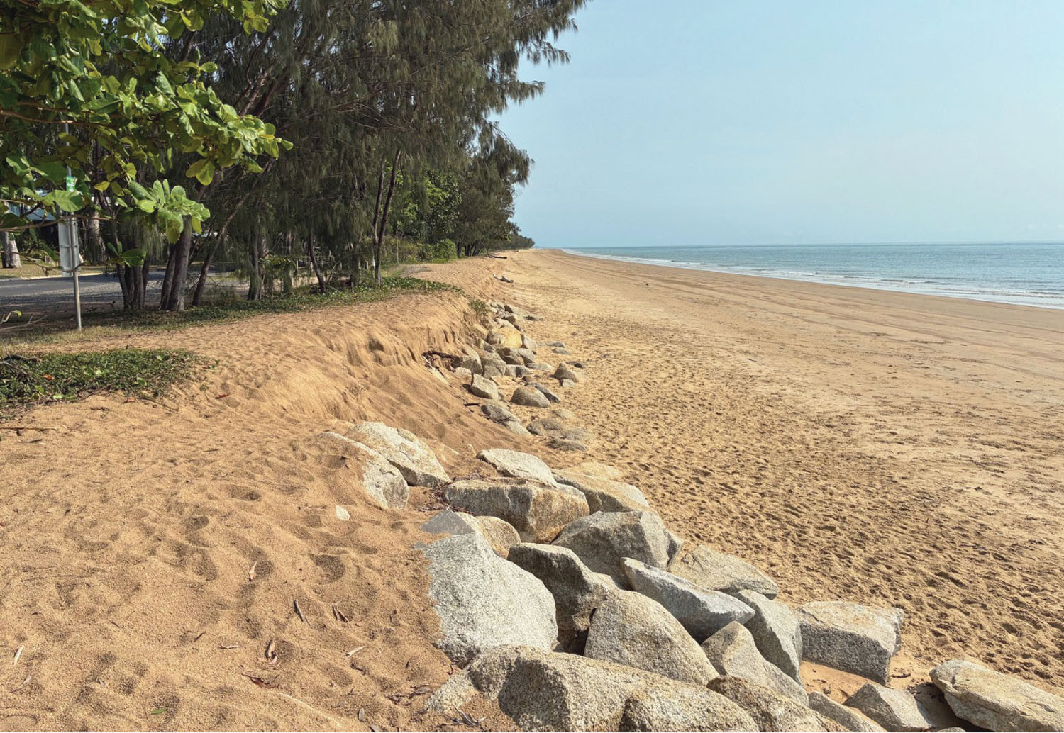 Sand replenishment works involving nearly 7000 tonnes of material have transformed South Mission Beach in time for the summer school holidays. Pictures: Cassowary Coast Regional Council