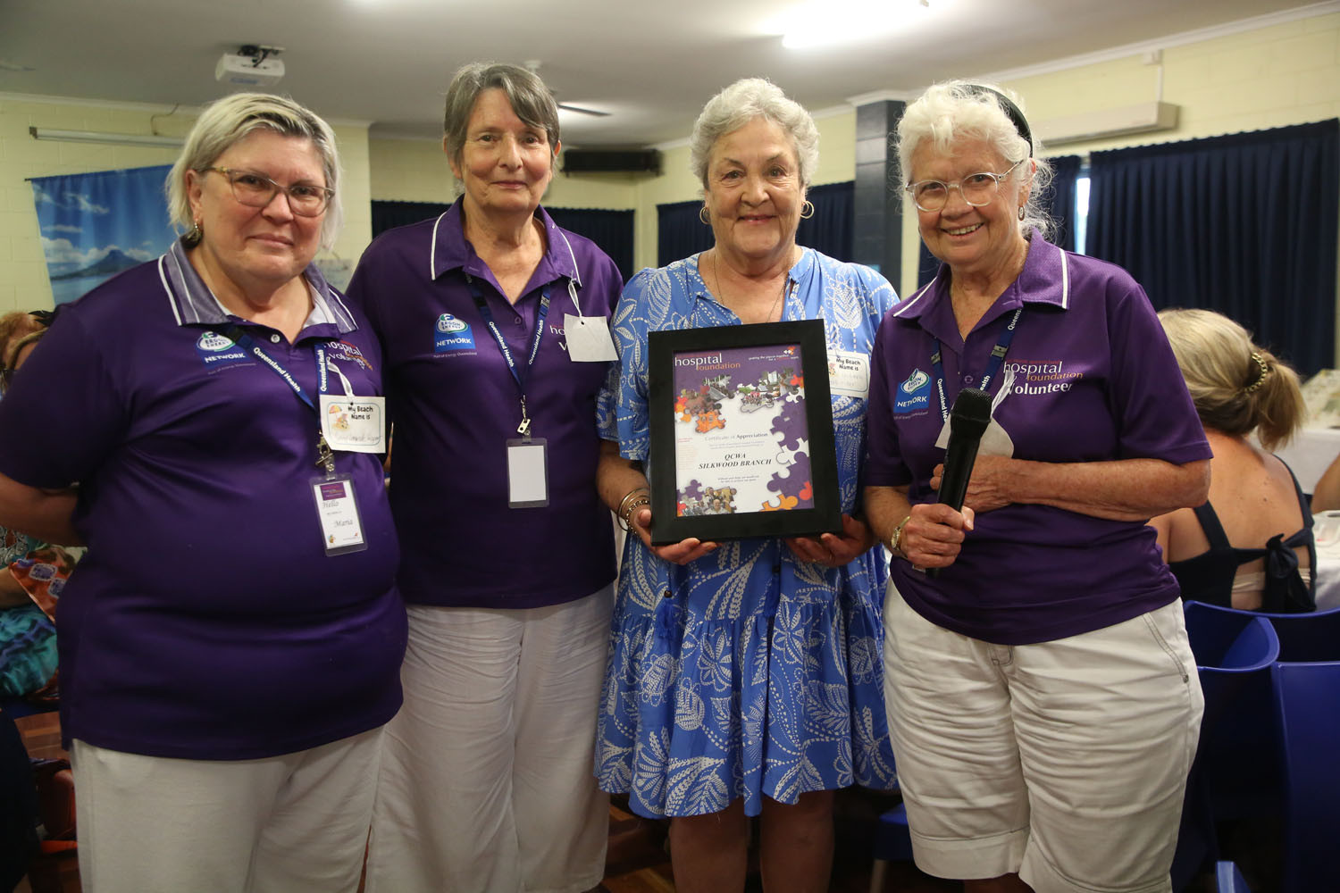 QCWA Silkwood branch committee members Judy Young, Terrie Rosendahl, Jean Rosendahl and Agnes Tait.