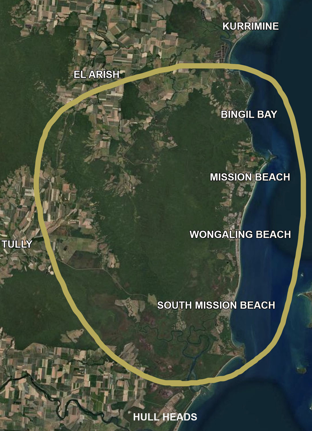 The project study area. Pictures: Liz Gallie